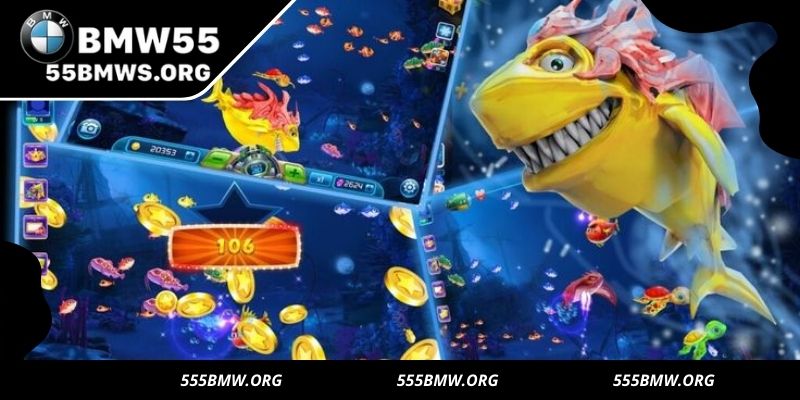Bombing Fishing game gives you the opportunity to hunt fish attractively