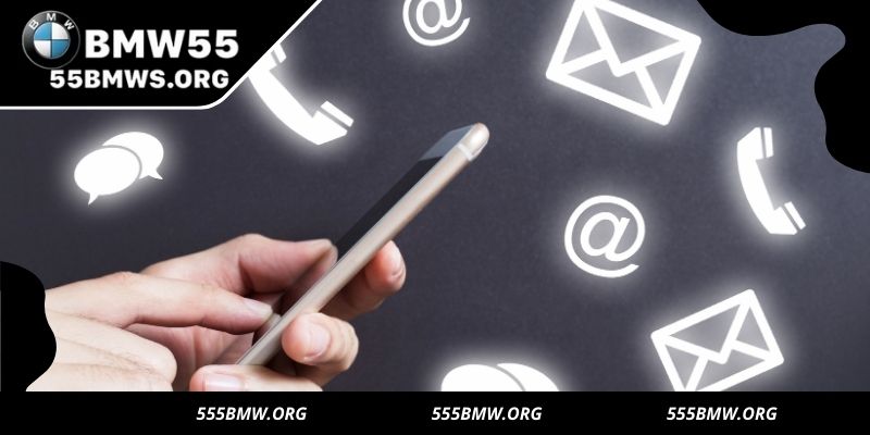 Choose from different channels to reach 55BMW Contact
