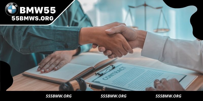 Disputes are resolved under 55BMW Terms and Conditions
