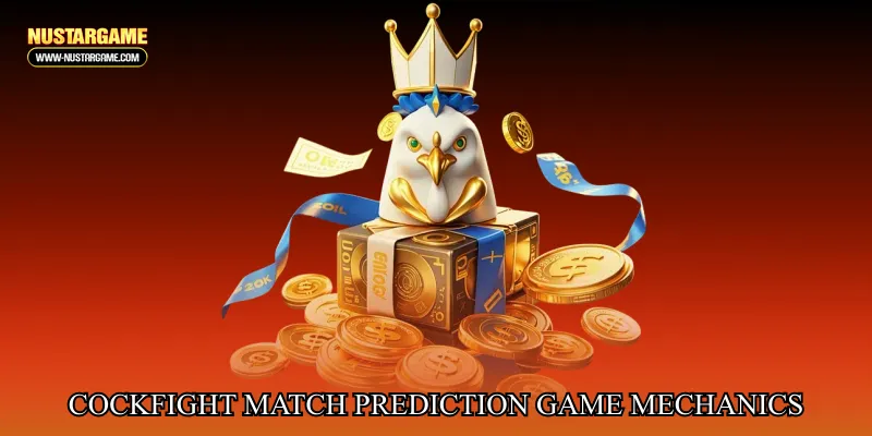 Cockfight match prediction game mechanics