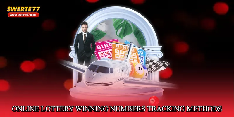 Online lottery winning numbers tracking methods